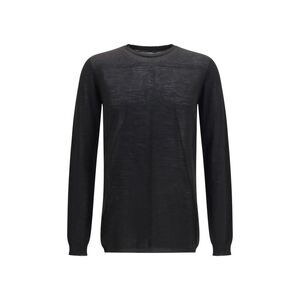 Rick Owens Black Wool Oves Aries Men's Sweatshirt
